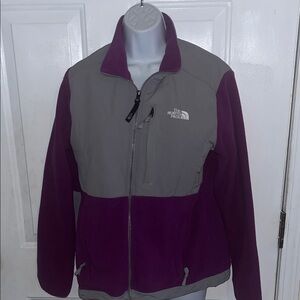 The North Face Women’s Gray and Purple Performance Jacket
